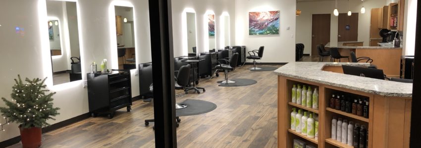 Clean and spacious hair salon